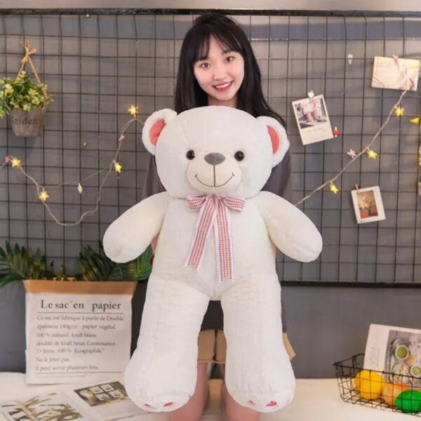 Premium Quality Giant Teddy Bear Plushie – Super Soft Stuffed Animal for Kids & Valentine’s Gift - Image 6