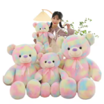 Rainbow Teddy Bear Plush Toy – Vibrant, Soft, and Lovable
