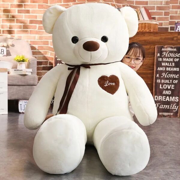 Ribbon-low-teddy-bear-white