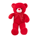 Romantic Giant Red Plush Teddy Bear – Perfect Gift for Her