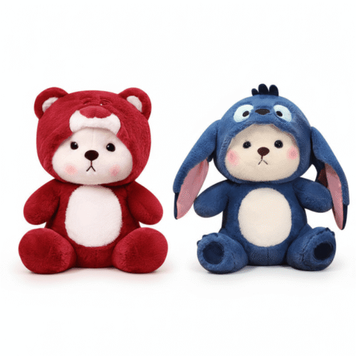 stitch teddy bears plush toy valentines gift strawberry cute bear doll stitch plush toy stuffed plush teddy bear